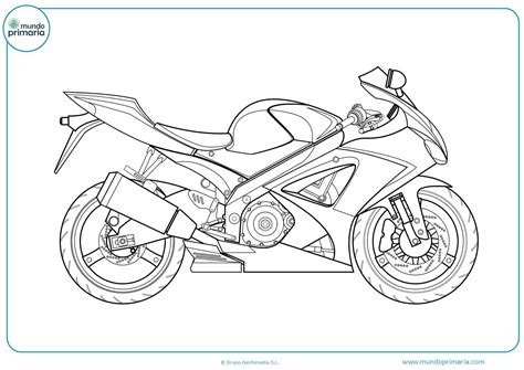 moto para colorear|dibujo de motos para imprimir.